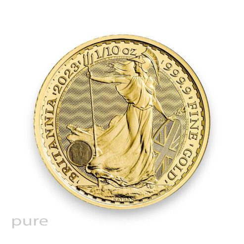 2023 1/10 oz Gold Britannia .9999 Fine Coin